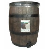 Nature Nature Rain barrel with wood-look 120 L 50.5x66 cm Brown