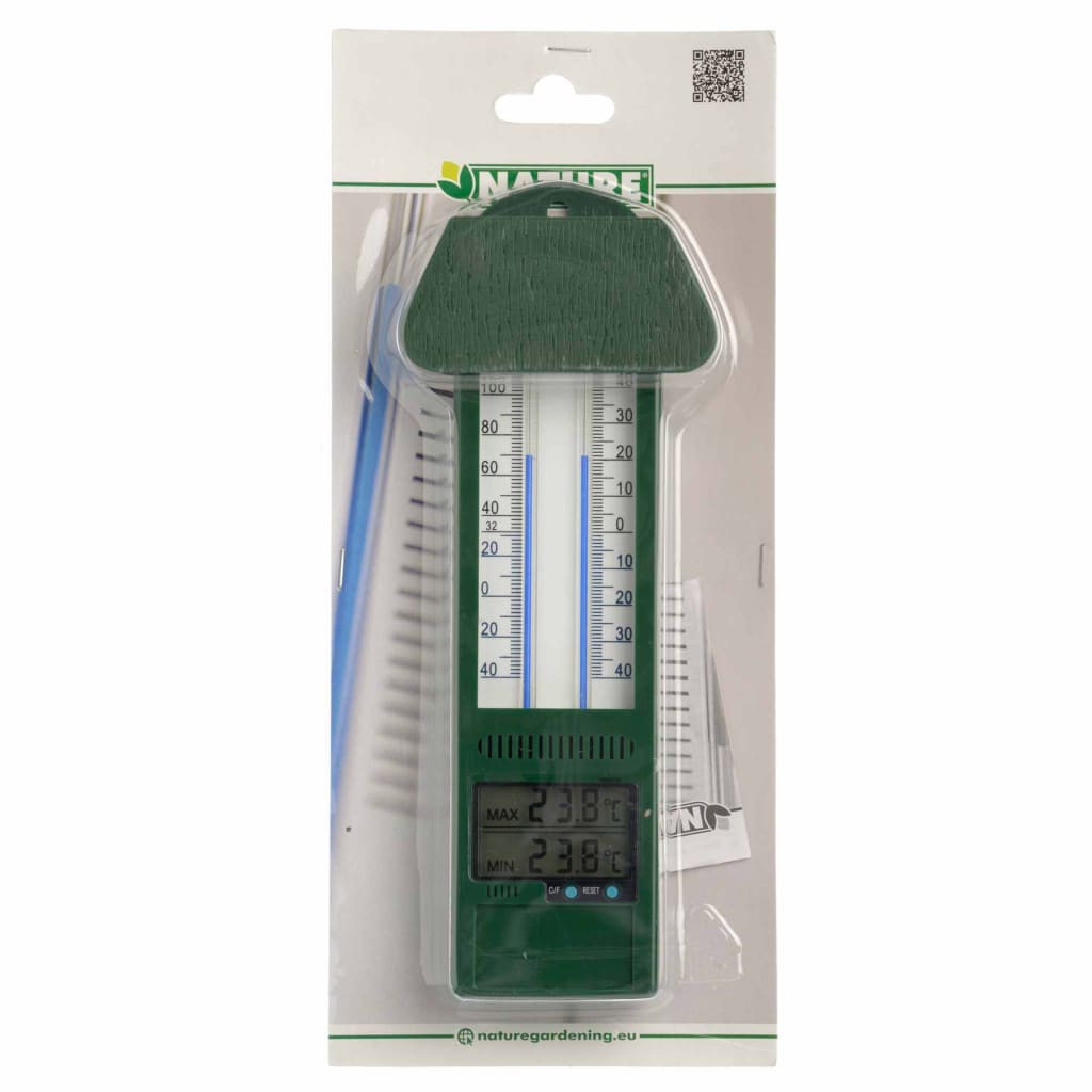 Nature Nature Tuinthermometer Min-Max digital 9.5x2.5x24 cm