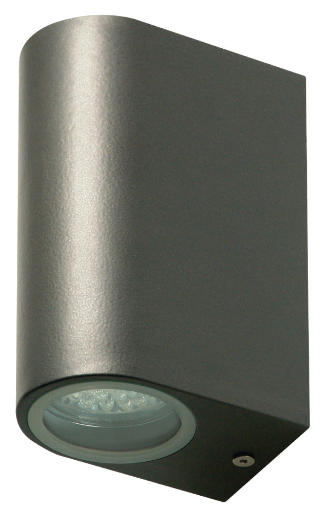 Ranex RA-5000331 LED outdoor wall lamp made of stainless steel with two light points