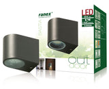 Ranex Ra-5000332 huet Outdoor Wall Lampe aus Edelstol gemaach