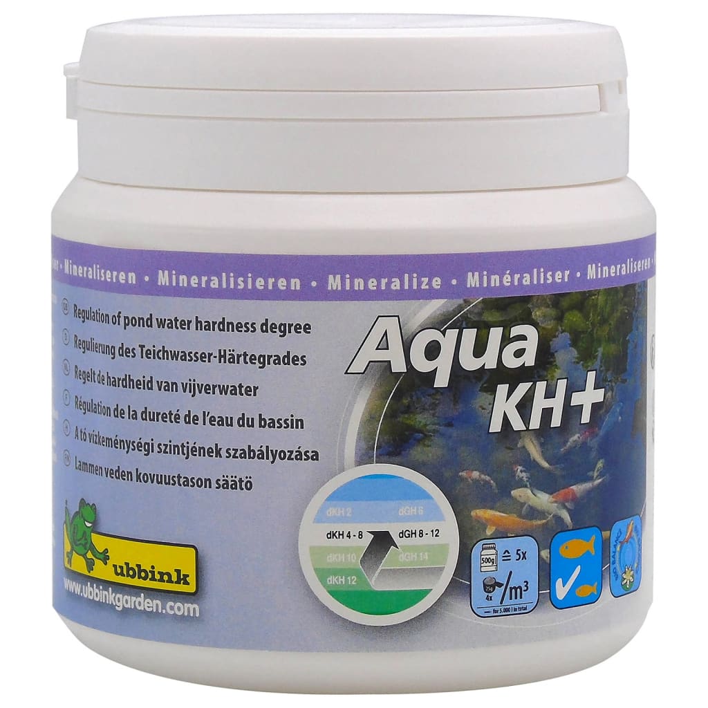 Ubbink ubbink vijverwater behandling aqua kh+ 500 g för 5000 l