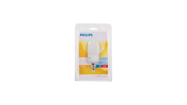 Philips 2010077026 Bougie décoletée 1W E14 Reflector LED lampe