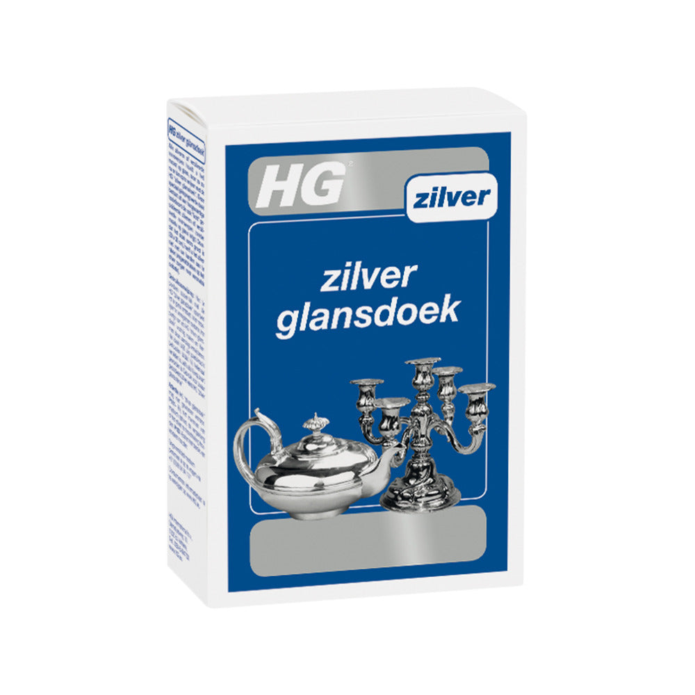 Hg hg zilver glansdoek