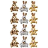 Knuffels konijntjes 3 ass. 12 cm. (in po