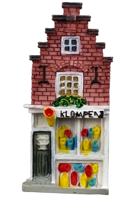 Koelkastmagneet miniatuur klompen. 5,5 c | 10 stuks