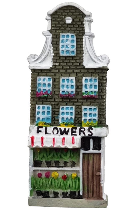 Koelkastmagneet miniatuur flowers. 5,5 c | 10 stuks