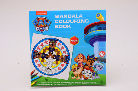 Mandala kleurboek paw patrol