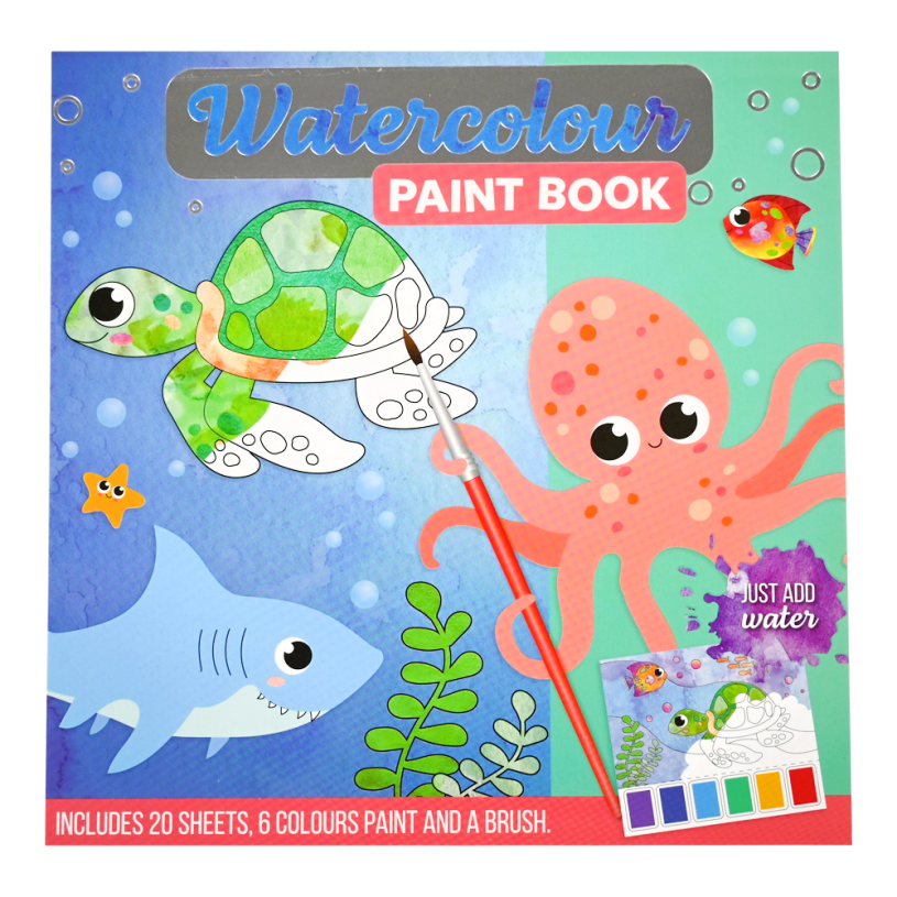 Water kleur en activiteitenblok - seal life