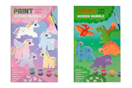 Schilder je eigen houten dieren 2 assorti