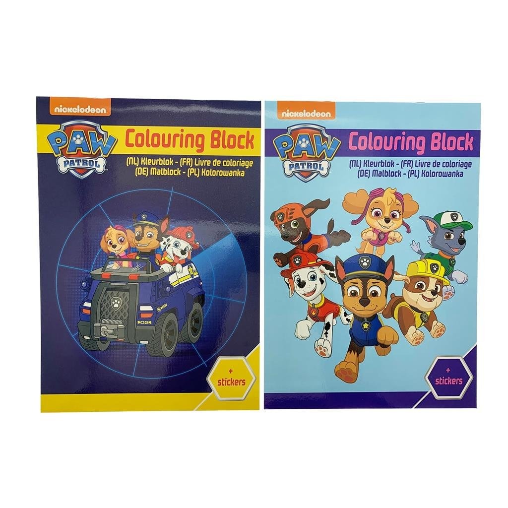 Paw patrol kleurboek met stickers