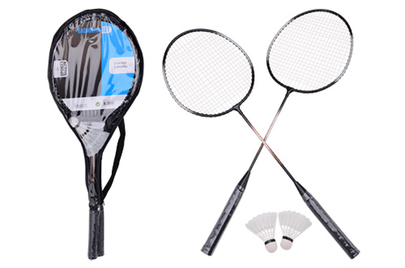 Johntoy sports active badminton set met shuttles