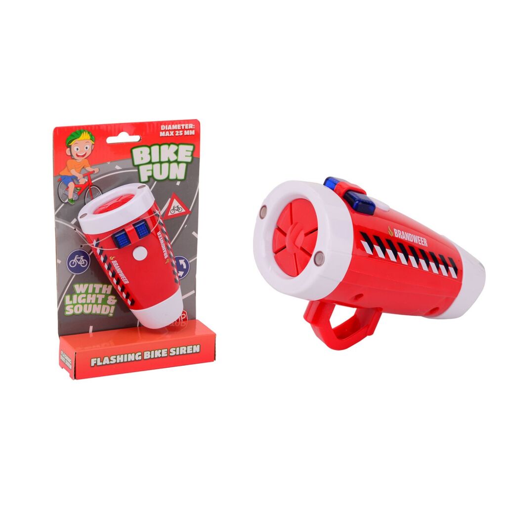 Johntoy Bike Fun LED LED LAMP BRIGADE se sirénou