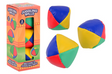 Johntoy funtoy jongleerballen 3 stuks in tube