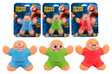 Johntoy squishy stress figuur met shirt 3 assorti