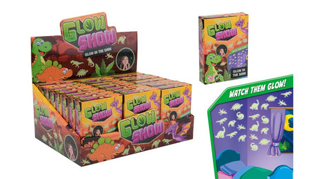 Dino glow in the dark set. 13-delig | 24 stuks