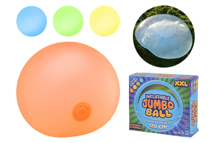 Johntoy mega vulbare neon ball in doos 120cm