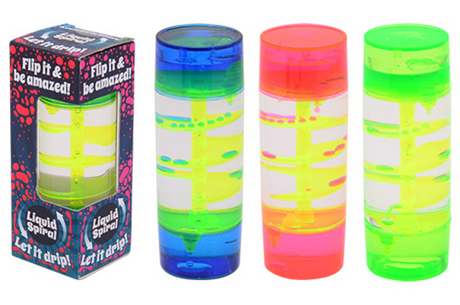 Johntoy liquid motion lava spiraal tube assorti
