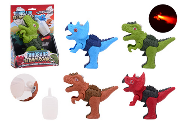 Johntoy dino stoom blaster - assorti