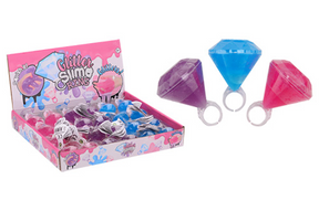 Johntoy glitter putty in ring assorti in display