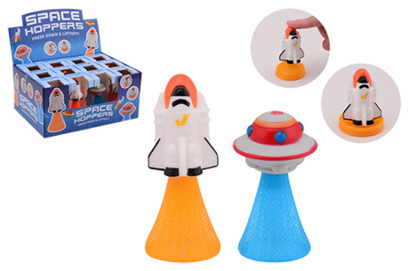 Johntoy ruimte hoppers in display - 2 assorti