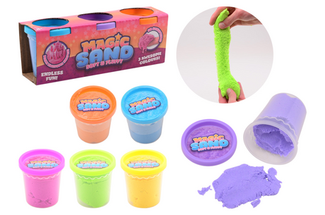 Johntoy magisch speelzand multipack 3 stuks
