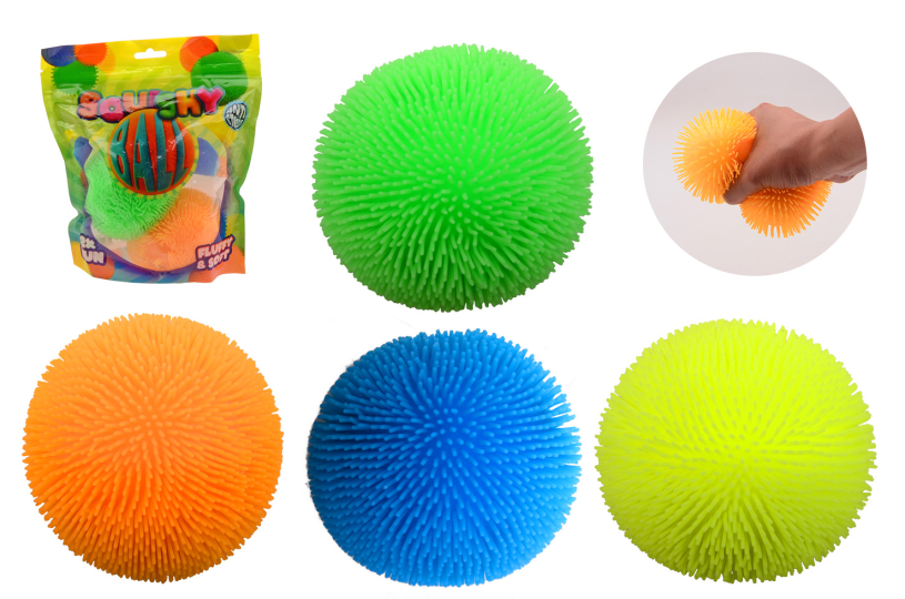 Johntoy fluffy puffy twee pack in zak 10cm