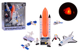 Johntoy space shuttle speelset groot met licht en geluid