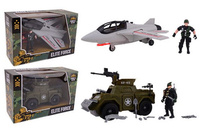 Johntoy combat force speelset in doos 28cm 2 assorti