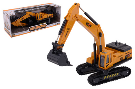 Johntoy graafmachine junior 32 x 10 x 12 cm geel zwart