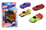Johntoy kleur veranderende die cast auto 1:64 set 3 stuks
