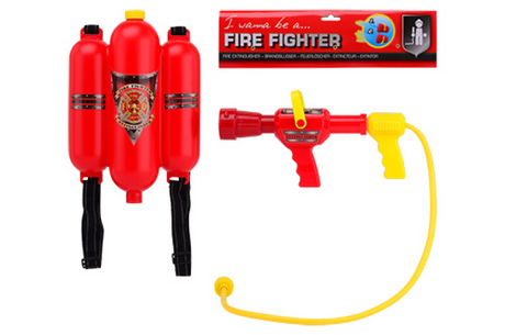 Johntoy brandweer brandblusser rugzak
