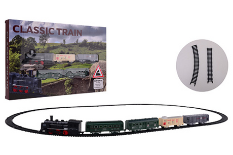 Johntoy stoomtrein speelset, 19dlg.