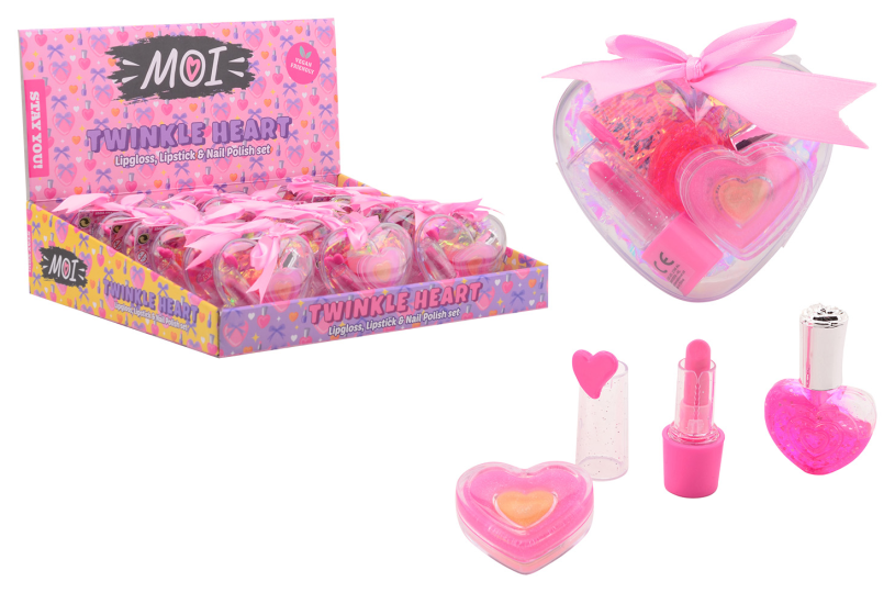 Johntoy make-up setje hartvormig