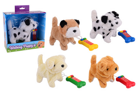 Johntoy wandelende puppy 4 assorti