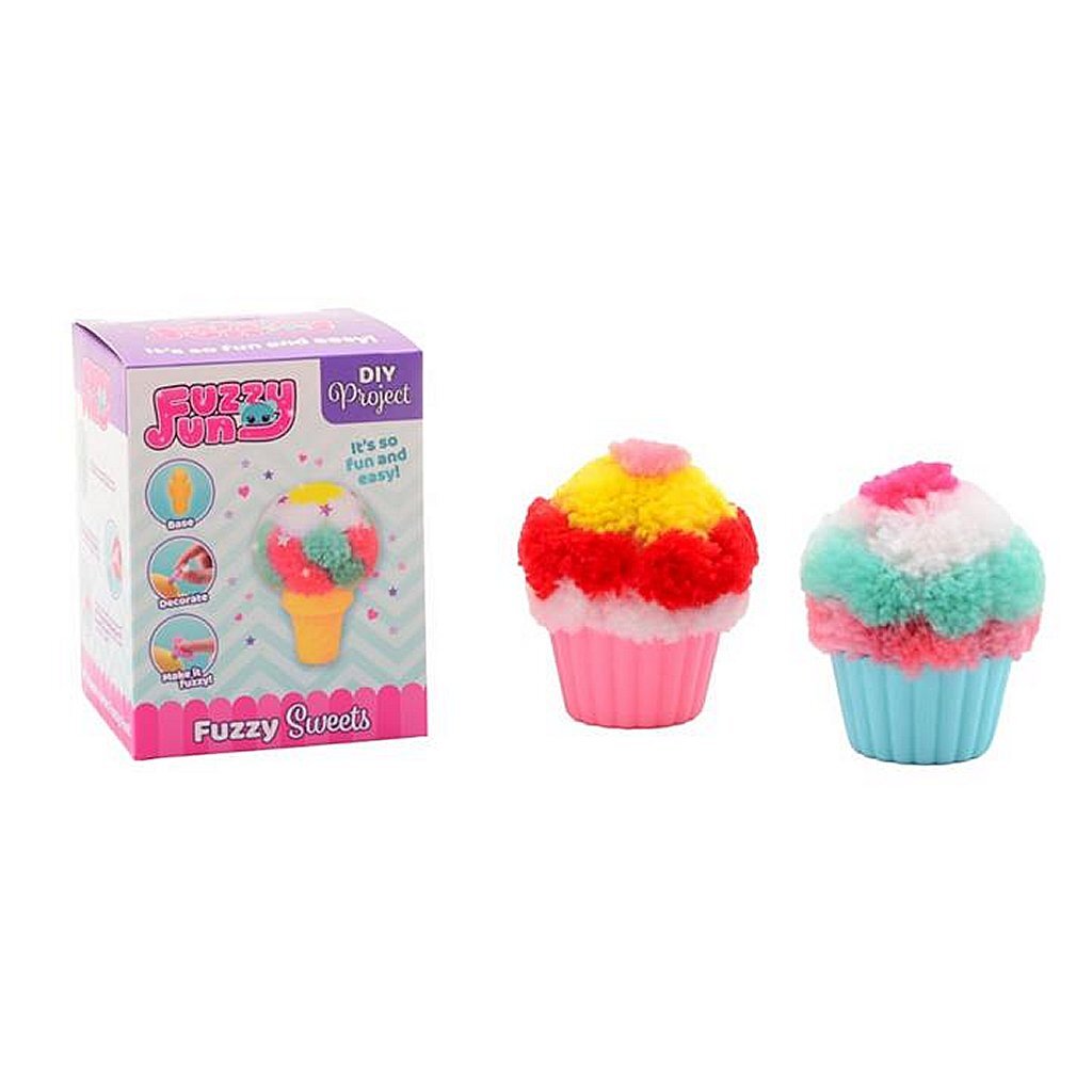 Make Basic Fuzzy Fun Cupcake