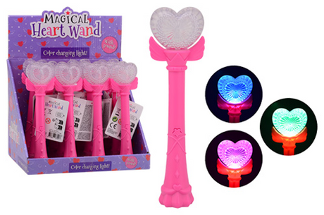 Johntoy magische toverstaf met licht en geluid in display