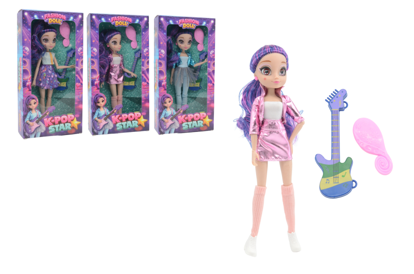 Johntoy k-pop star - pop 27cm 3 assorti