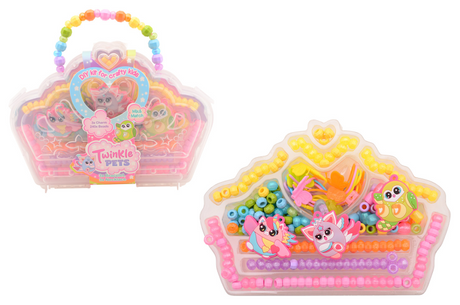Johntoy twinkle pets - kralenset in prinsessen doos