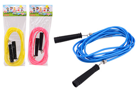 Johntoy outdoor fun parelmoer springtouw + - 5,00 mtr.