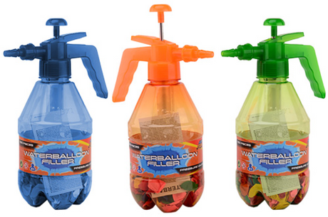 Johntoy aqua fun waterballonvuller met 250 neon waterbommen
