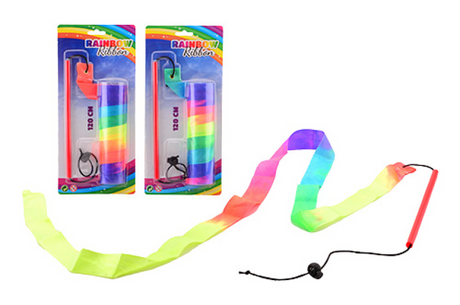 Johntoy outdoor fun rainbow ribbon