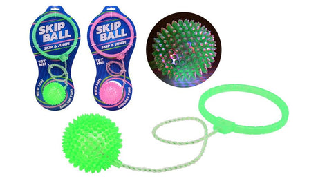 Johntoy outdoor: skip bal met licht. 2 ass. 3+ | 6 stuks