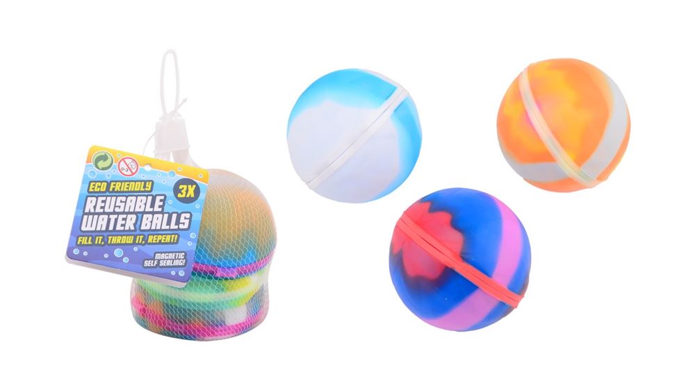 Johntoy aqua fun magnetische waterballen herbruikbaar 3 stuks speelgoed.