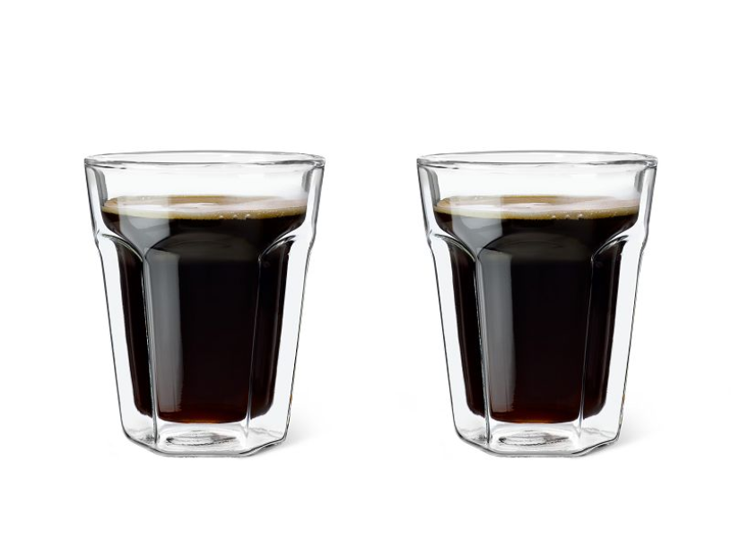 Dubbelwandig glas leopold vienna koffie 220ml 2 stuks