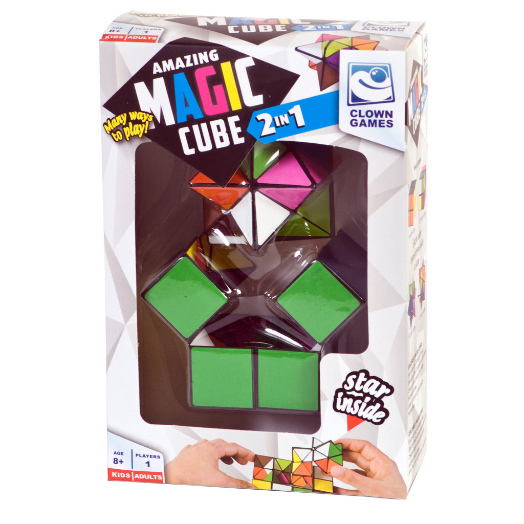 Clown Magic Puzzle Cube 2-i-1