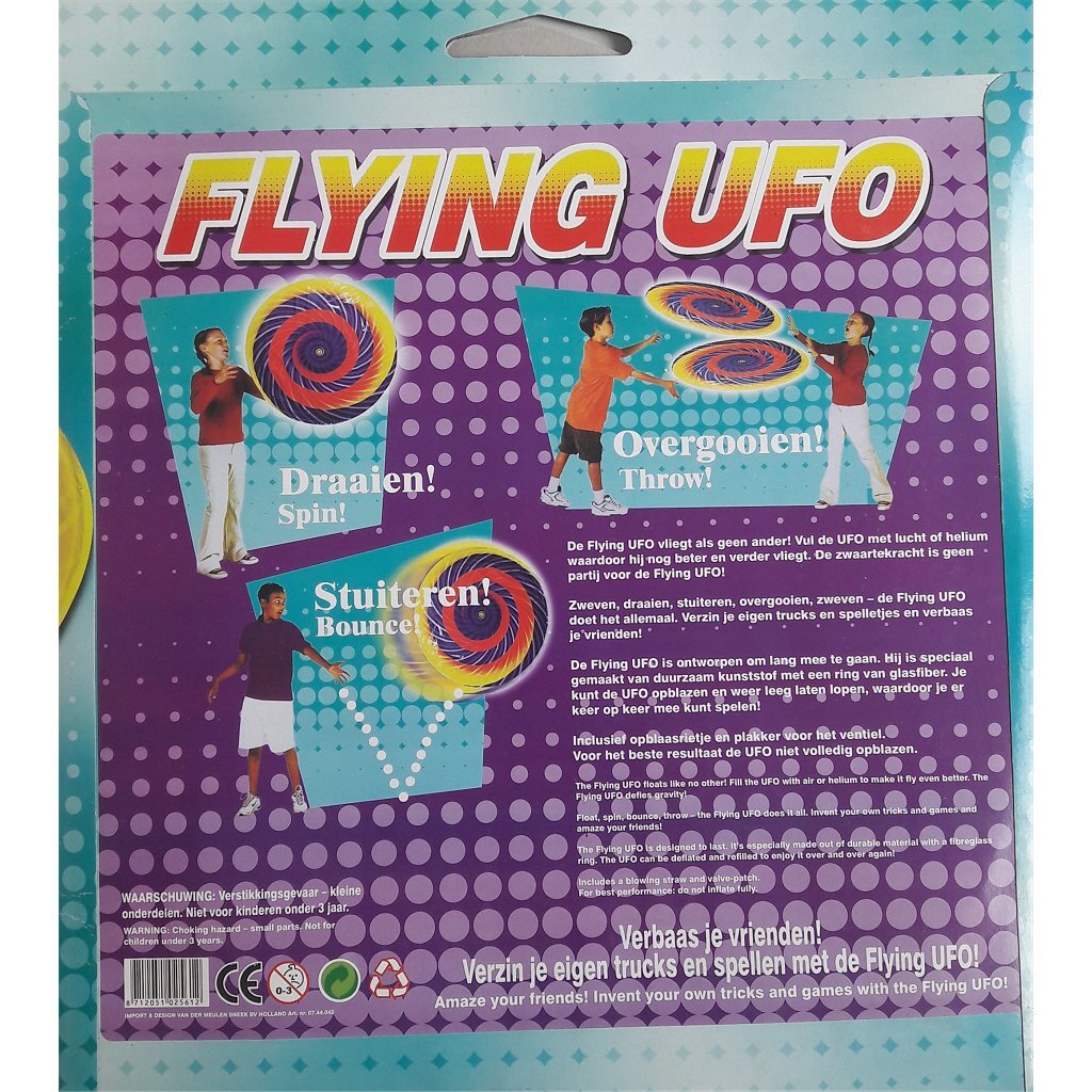 Grunnleggende flygende UFO -diameter 1 m