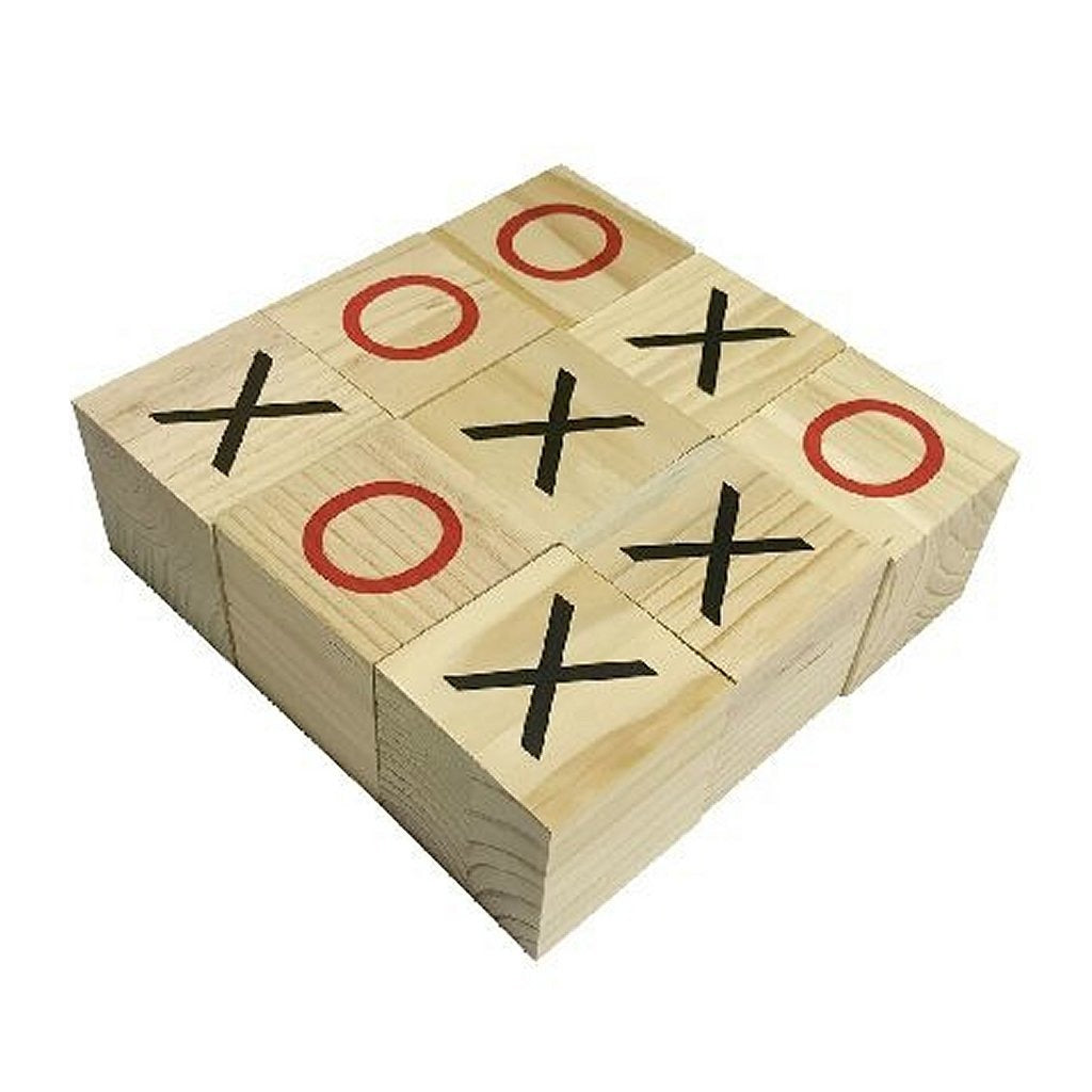 outdoor wooden tic tac