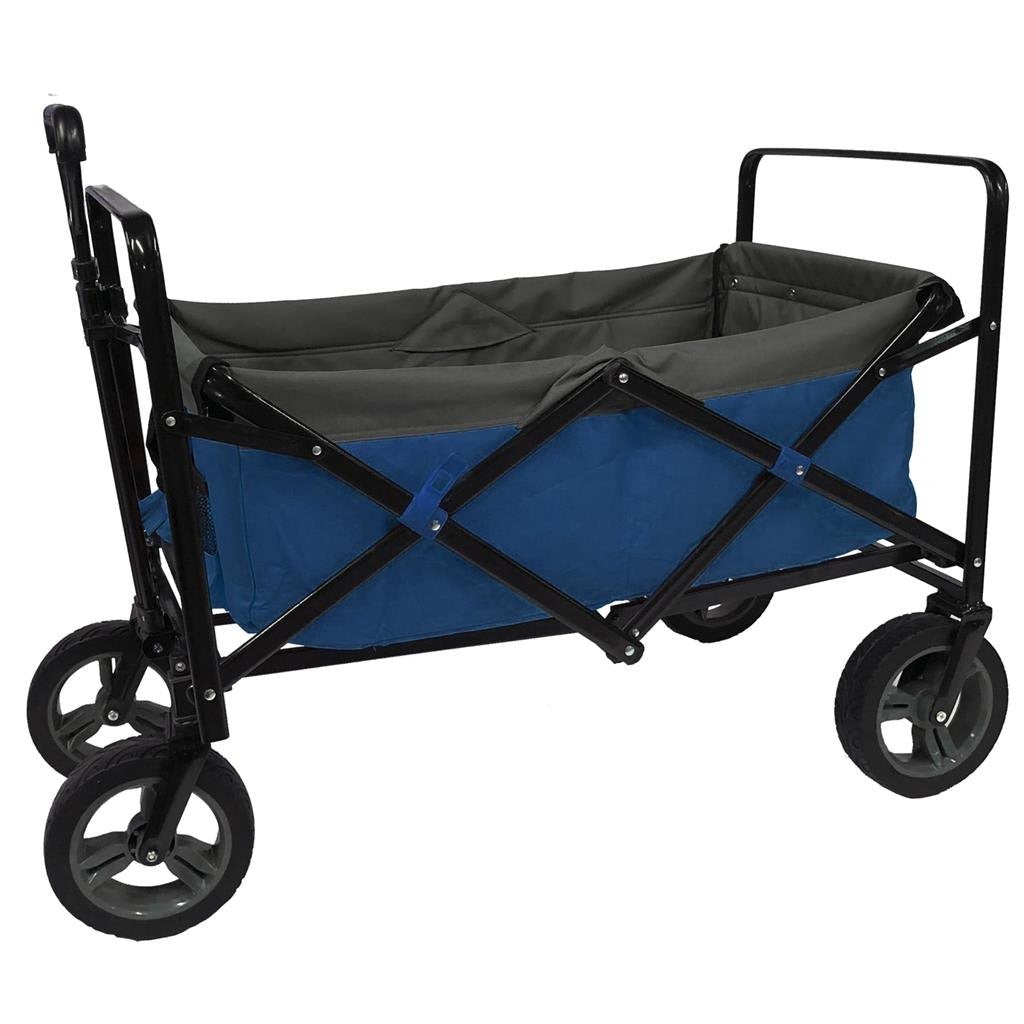 Outdoor Outdoor Opvouwbare Bolderwagen Blauw Grijs Zwart