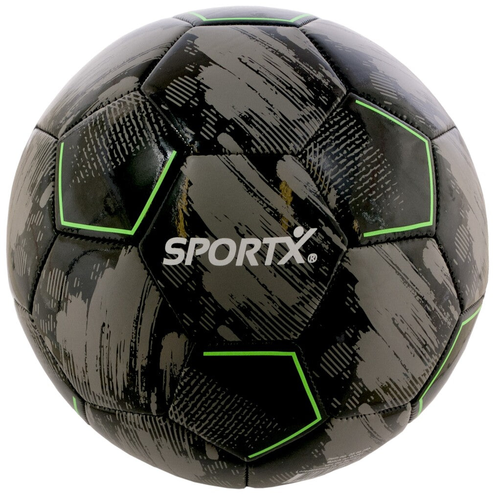 Sportx voetbal grey black 330-350gr