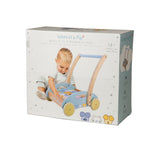 Rubo toys en pip houten blokkenkar 27x35x36 cm